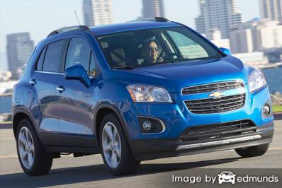 Insurance rates Chevy Trax in Aurora