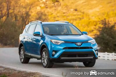 Insurance rates Toyota Rav4 Hybrid in Aurora